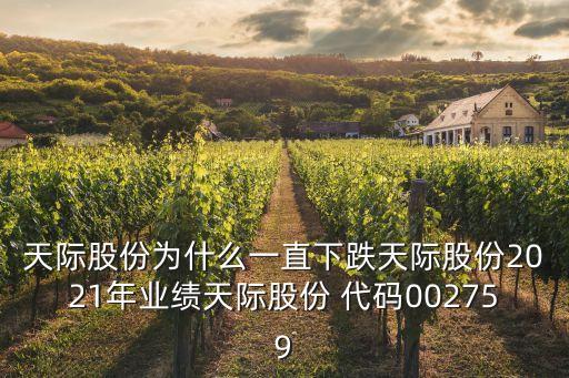 天際股份為什么一直下跌天際股份2021年業(yè)績(jī)天際股份 代碼002759