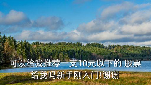 可以給我推薦一支10元以下的 股票給我嗎新手剛?cè)腴T!謝謝