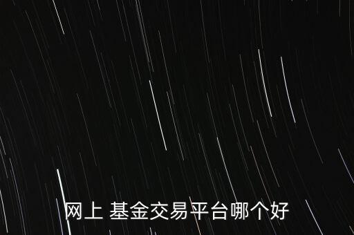 網(wǎng)上 基金交易平臺哪個好