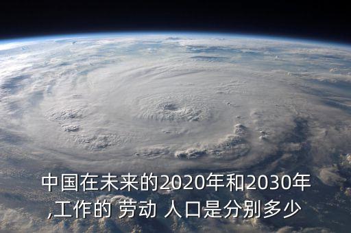 中國(guó)在未來(lái)的2020年和2030年,工作的 勞動(dòng) 人口是分別多少