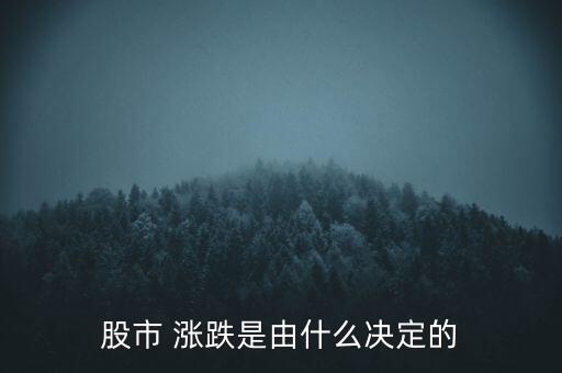 股市 漲跌是由什么決定的