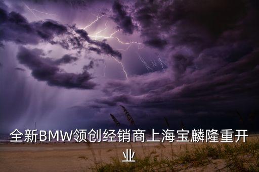 全新BMW領(lǐng)創(chuàng)經(jīng)銷(xiāo)商上海寶麟隆重開(kāi)業(yè)