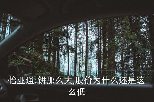 怡亞通:餅?zāi)敲创?股價(jià)為什么還是這么低