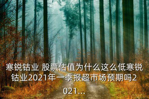 寒銳鈷業(yè) 股票估值為什么這么低寒銳鈷業(yè)2021年一季報超市場預期嗎2021...