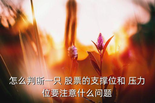 怎么看股票壓力線,股票怎么看k圖走勢