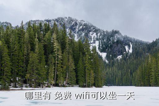 哪里有 免費 wifi可以坐一天