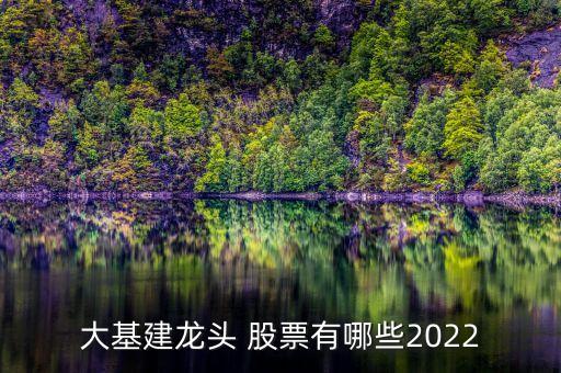 大基建龍頭 股票有哪些2022