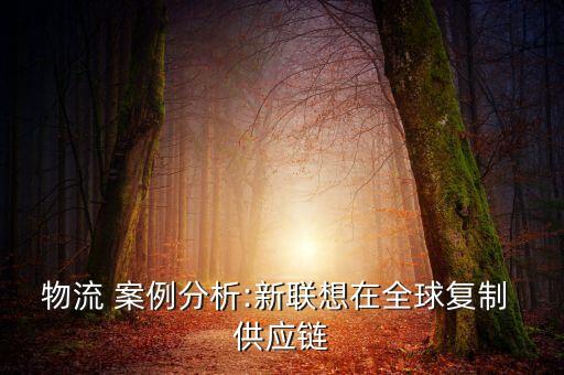 成功運用了供應(yīng)鏈管理回購契約公司案例