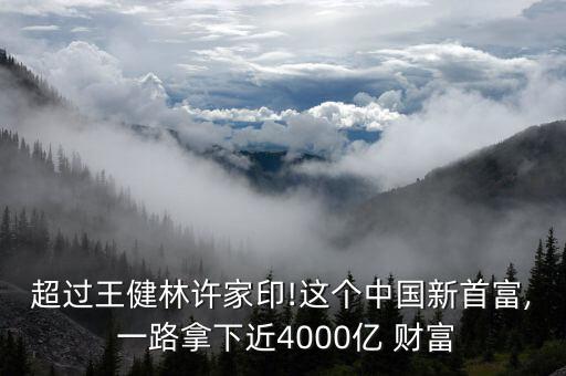 超過王健林許家印!這個(gè)中國新首富, 一路拿下近4000億 財(cái)富