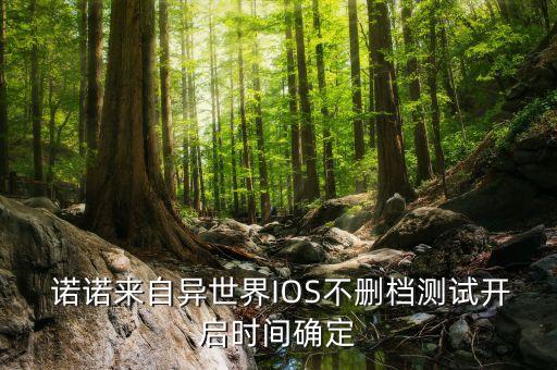  諾諾來自異世界IOS不刪檔測試開啟時間確定