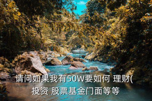 請(qǐng)問(wèn)如果我有50W要如何 理財(cái)( 投資 股票基金門面等等