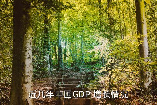 近幾年中國(guó)GDP 增長(zhǎng)情況