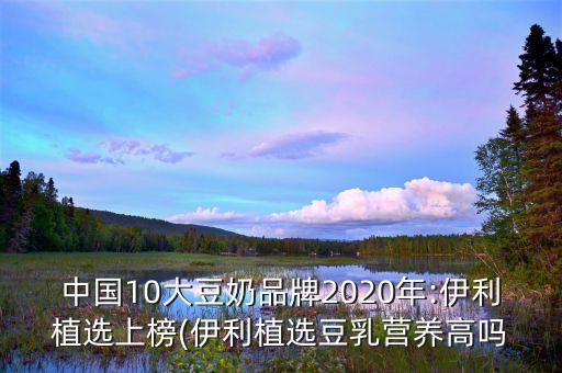 中國(guó)10大豆奶品牌2020年:伊利植選上榜(伊利植選豆乳營(yíng)養(yǎng)高嗎