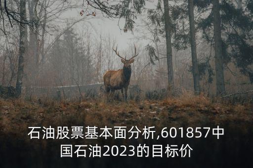 中國石油股票基本面分析,601857中國石油2023的目標(biāo)價(jià)