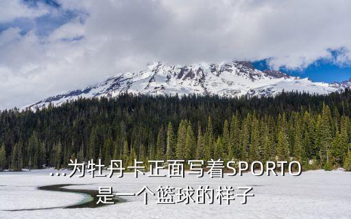 ...為牡丹卡正面寫著SPORTO是一個籃球的樣子