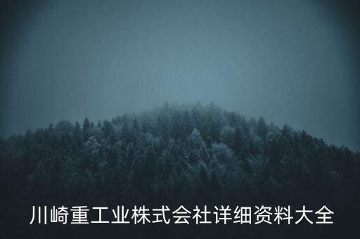  川崎重工業(yè)株式會社詳細資料大全