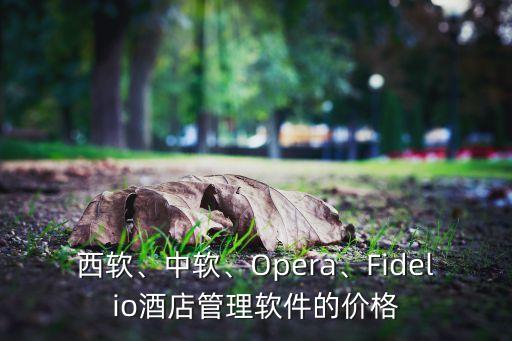 西軟、中軟、Opera、Fidelio酒店管理軟件的價(jià)格