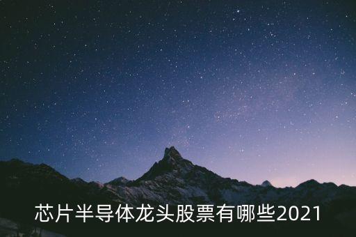 芯片半導體龍頭股票有哪些2021