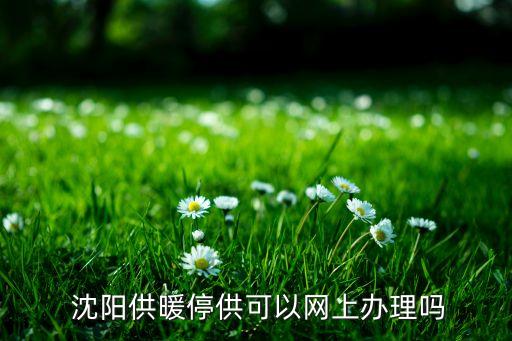  沈陽(yáng)供暖停供可以網(wǎng)上辦理嗎