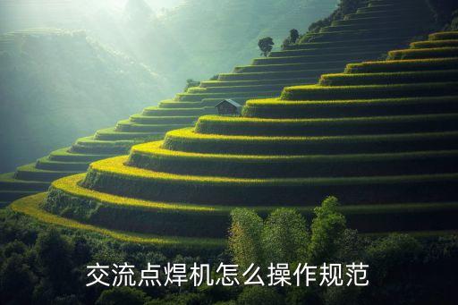 交流點(diǎn)焊機(jī)怎么操作規(guī)范