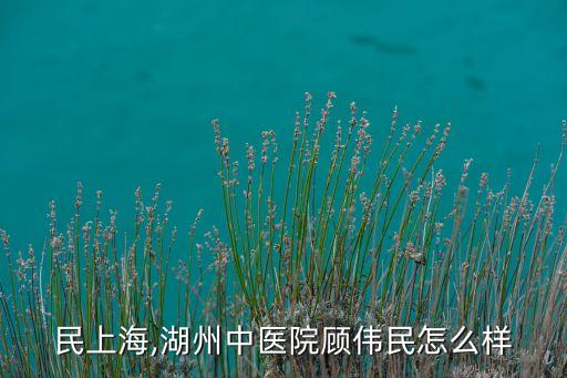 顧偉民上海,湖州中醫(yī)院顧偉民怎么樣