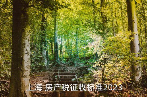  上海 房產(chǎn)稅征收標(biāo)準(zhǔn)2023