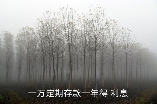 現(xiàn)在銀行死期利息2016,銀行死期利息一萬(wàn)一年多少錢