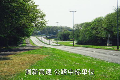 洞新高速 公路中標單位