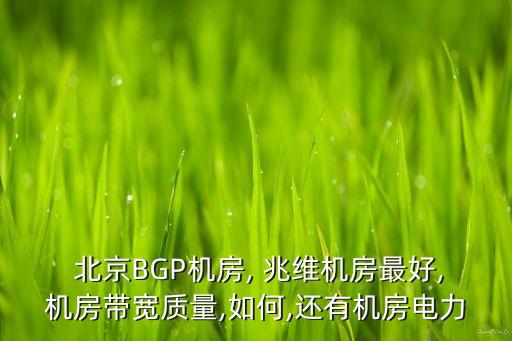  北京BGP機房, 兆維機房最好,機房帶寬質(zhì)量,如何,還有機房電力