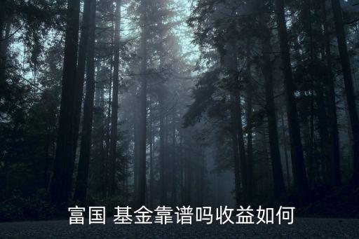 富國基金公司怎么樣