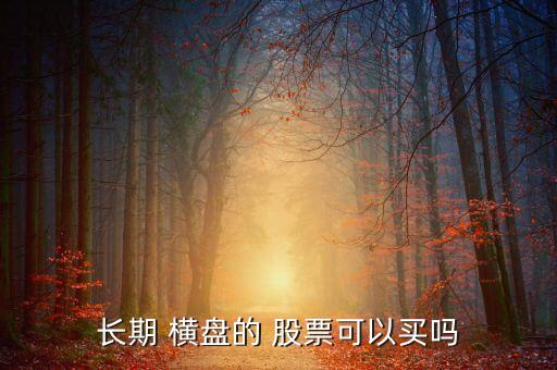 長(zhǎng)期 橫盤(pán)的 股票可以買(mǎi)嗎