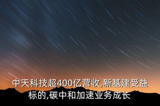 中天科技超400億營收,新基建受益標(biāo)的,碳中和加速業(yè)務(wù)成長