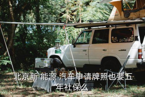  北京新 能源 汽車(chē)申請(qǐng)牌照也要五年社保么