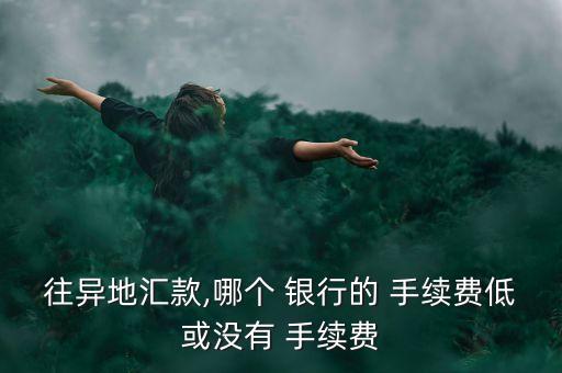 省內(nèi)免手續(xù)費(fèi)的銀行,同一銀行省內(nèi)轉(zhuǎn)賬有沒有手續(xù)費(fèi)