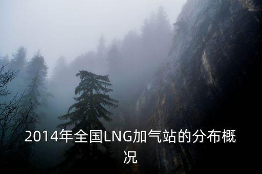 2014年全國LNG加氣站的分布概況