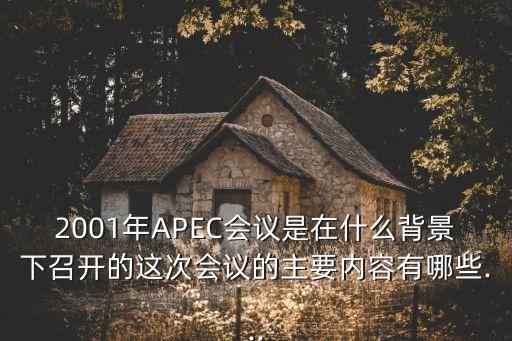 上海apec峰會,上海APEC