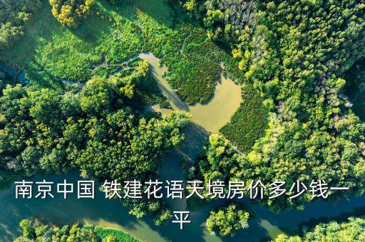 南京中國 鐵建花語天境房價(jià)多少錢一平