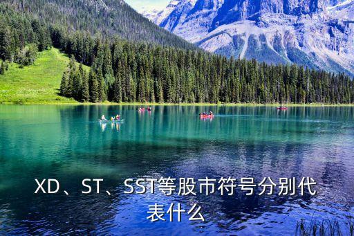 XD、ST、SST等股市符號分別代表什么