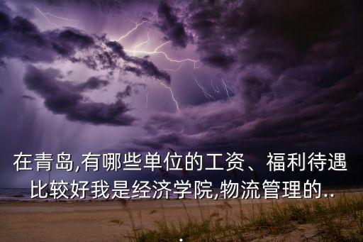 在青島,有哪些單位的工資、福利待遇比較好我是經(jīng)濟學(xué)院,物流管理的...