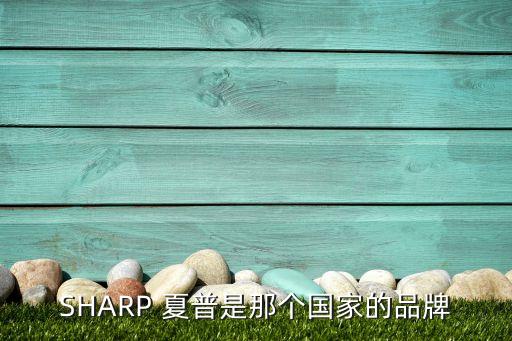 SHARP 夏普是那個(gè)國(guó)家的品牌