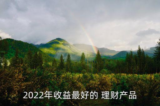 2022年收益最好的 理財(cái)產(chǎn)品