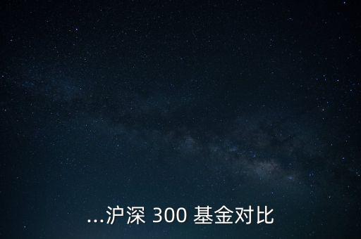 ...滬深 300 基金對比