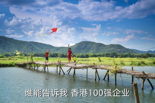 誰能告訴我 香港100強(qiáng)企業(yè)