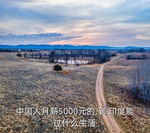 中國人月薪5000元的,到 印度能過什么生活