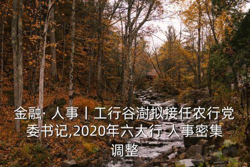 金融· 人事丨工行谷澍擬接任農行黨委書記,2020年六大行 人事密集調整