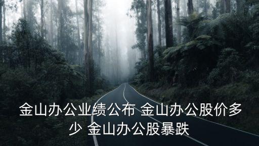  金山辦公業(yè)績(jī)公布 金山辦公股價(jià)多少 金山辦公股暴跌