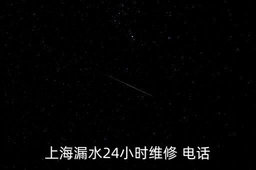 上海漏水24小時維修 電話