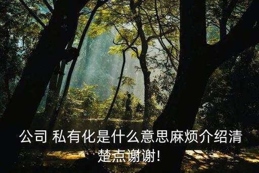 公司私有化員工股權(quán),上市企業(yè)私有化對員工的影響