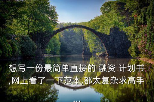 融資公司工作計劃書,大學(xué)生創(chuàng)業(yè)計劃書融資說明