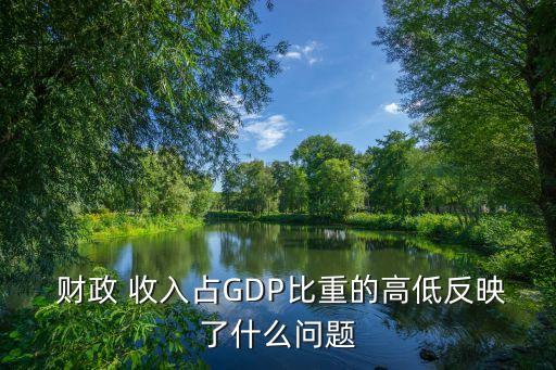  財(cái)政 收入占GDP比重的高低反映了什么問(wèn)題